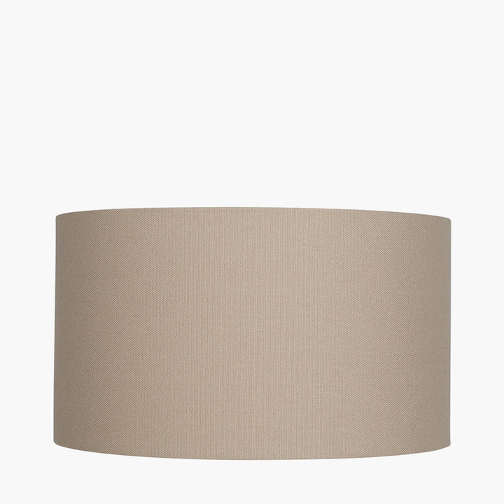 Henry 40cm Taupe Handloom Cylinder Shade