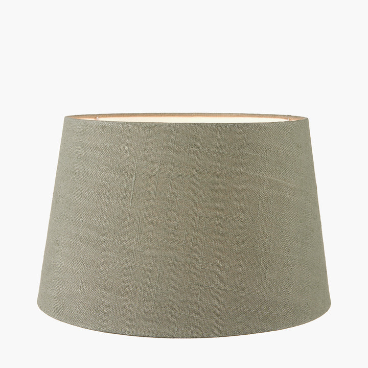 Milos 25cm Pistachio Green Linen Tapered Shade