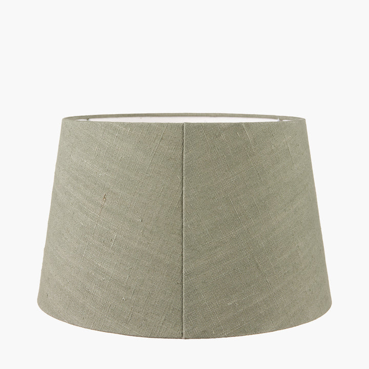 Milos 35cm Pistachio Green Linen Tapered Shade