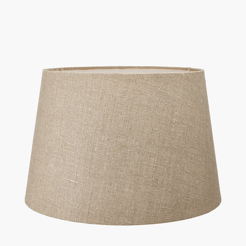 Milos 35cm Natural Linen Tapered Shade