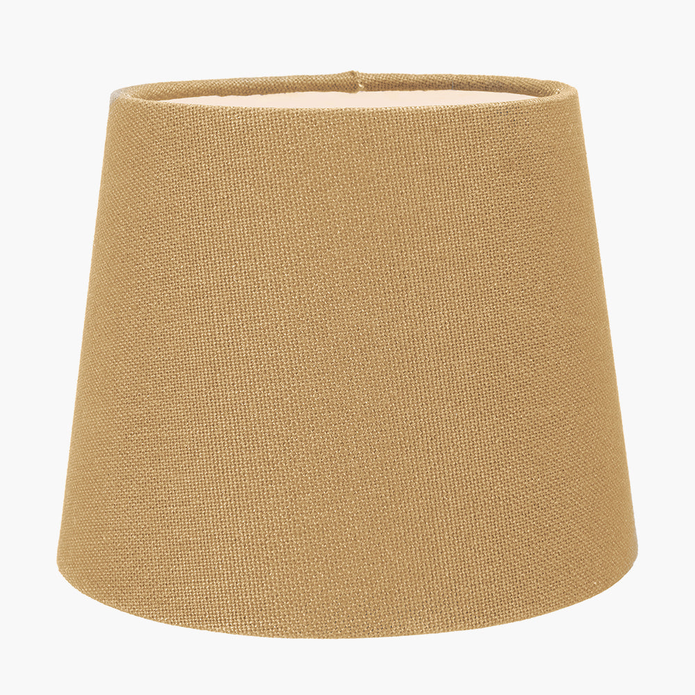 Pelham 15cm Taupe Handloom Tapered Lemon Clip Shade