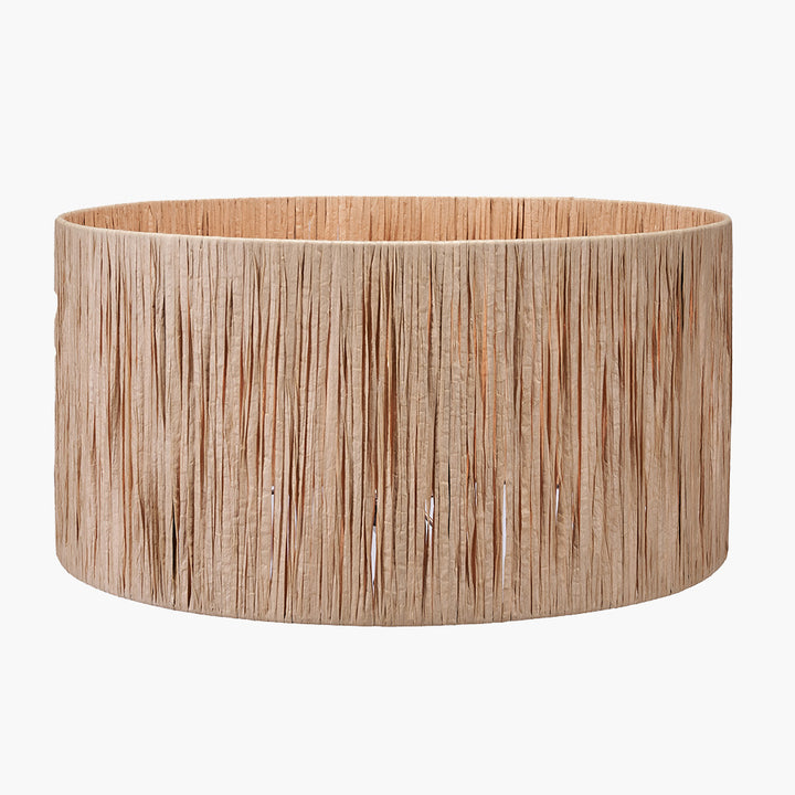 Tilia 35cm Natural Raffia Cylinder Shade