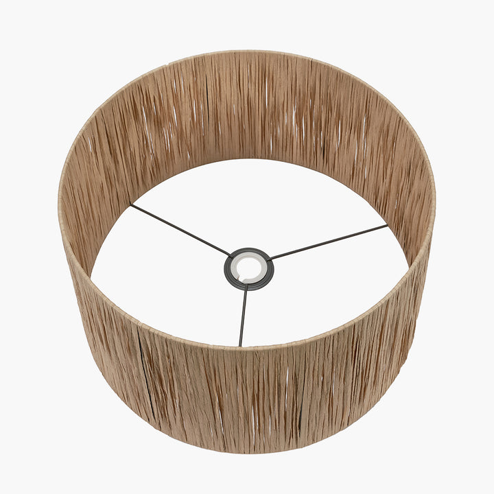 Tilia 45cm Natural Raffia Cylinder Shade