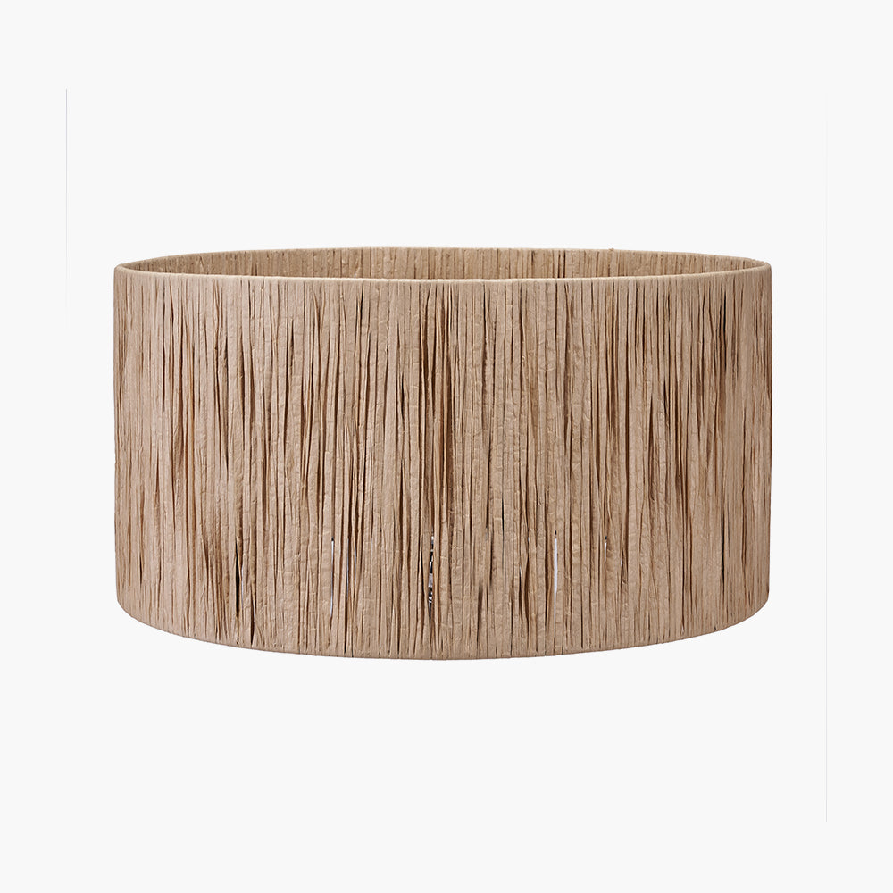 Tilia 35cm Natural Raffia Cylinder Shade