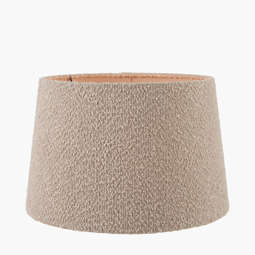 Martigues 35cm Taupe Boucle Tapered Cylinder Shade