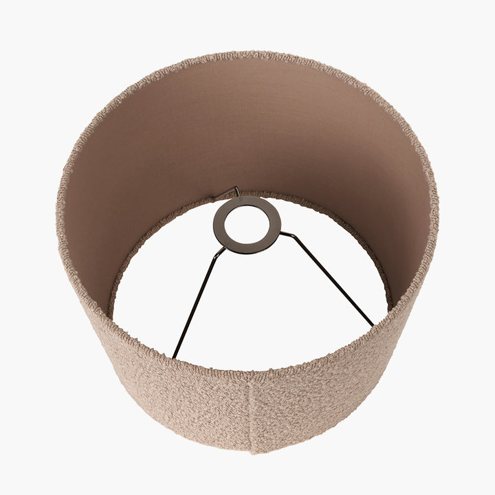 Martigues 35cm Taupe Boucle Tapered Cylinder Shade