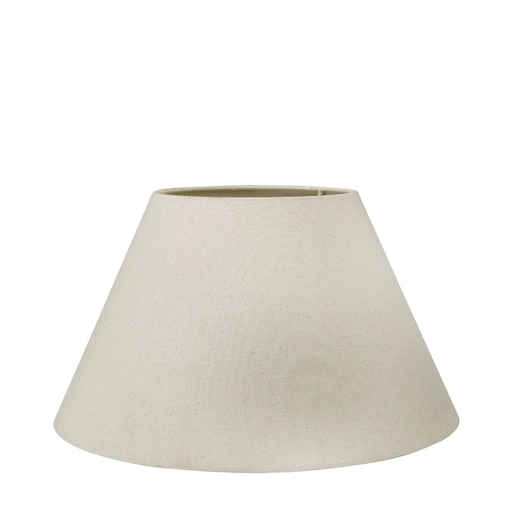 Seychelles 35cm Cream Slubby Cotton Empire Cylinder Shade