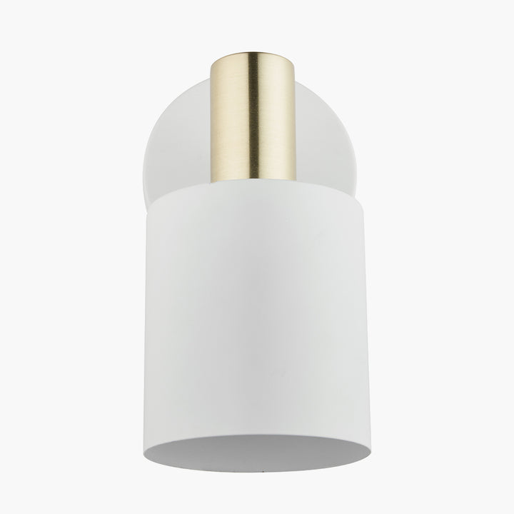 Biba White and Gold Wall Light