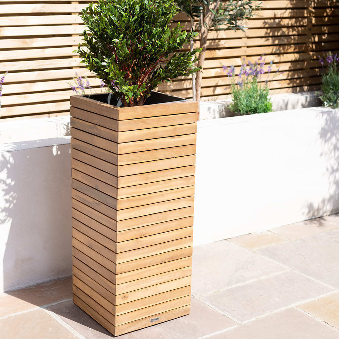 Maze -  Bali Large Planter with Metal Liner