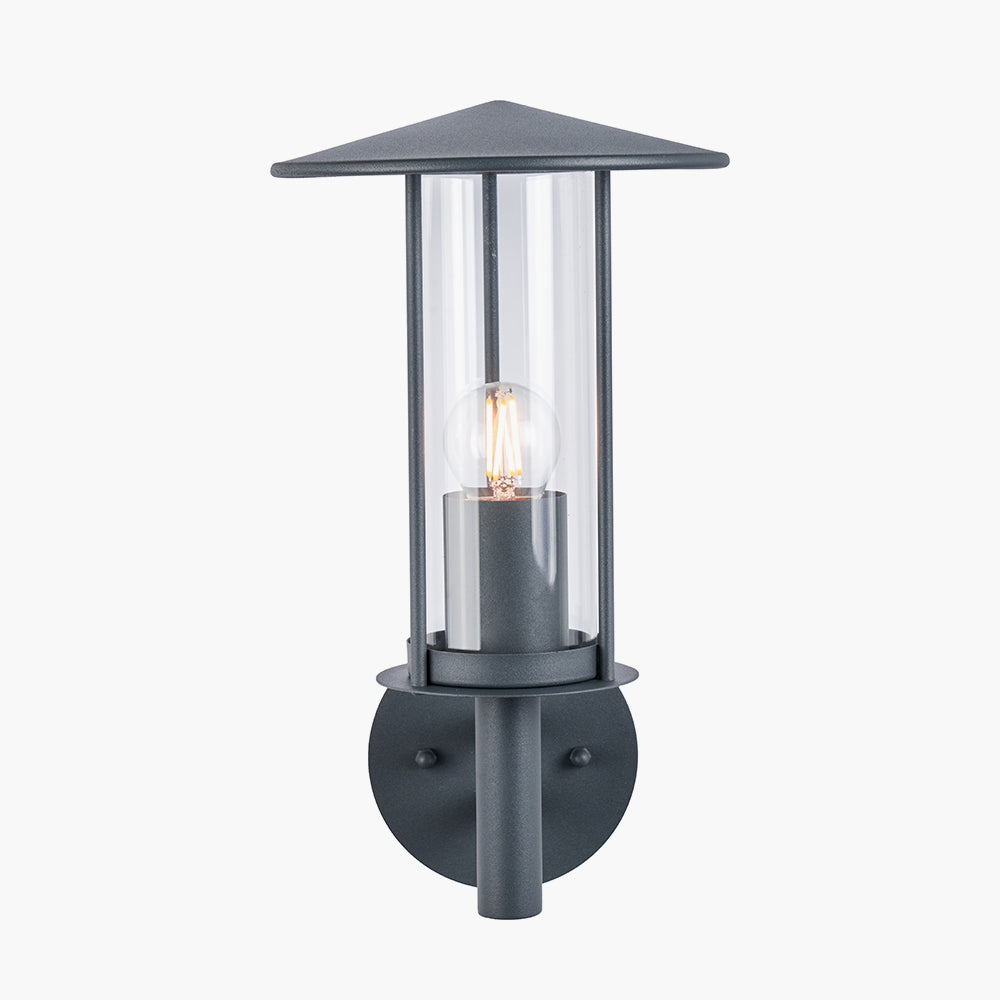 Myosotis Dark Grey Metal Chimney Wall Light