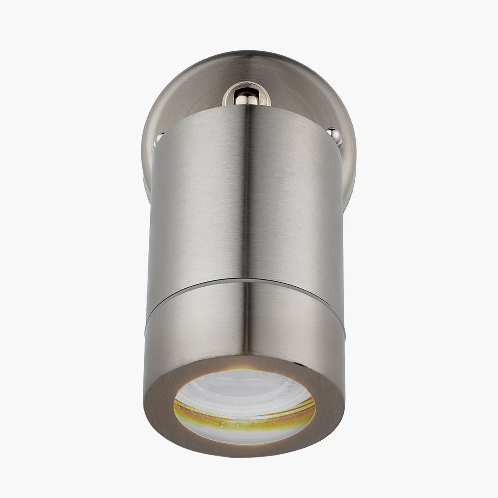 Lantana Brushed Steel Adjustable Directional Spot Light