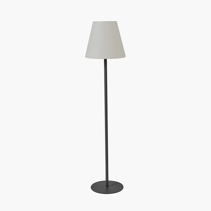 Grey Outdoor Floor Lamp