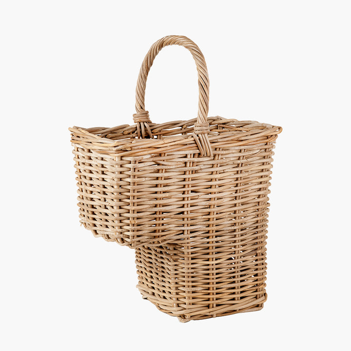 Grey Kubu Stair Storage Basket