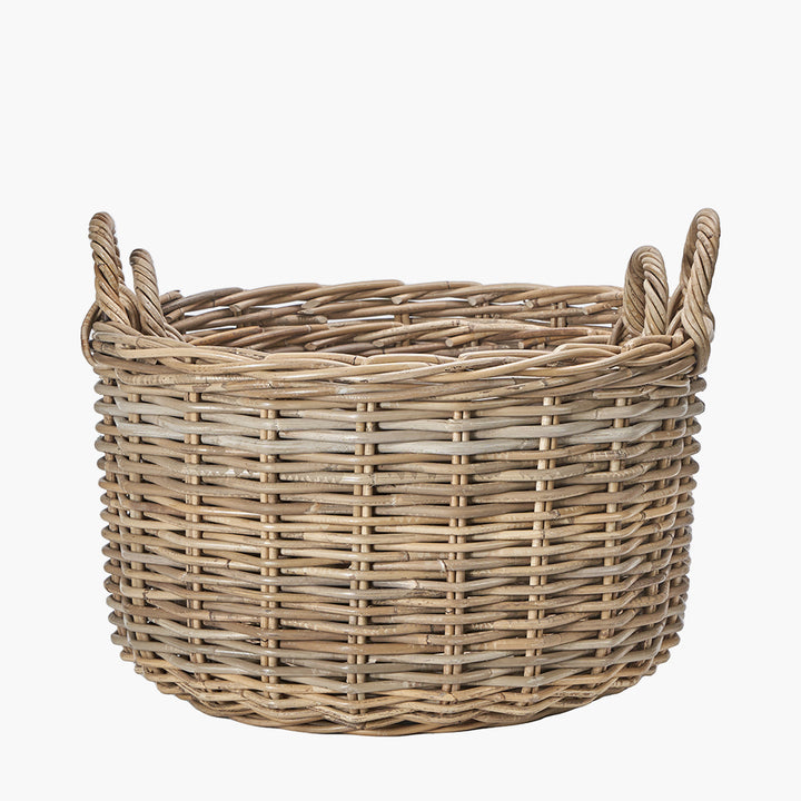 S/2 Grey Kubu Log Baskets