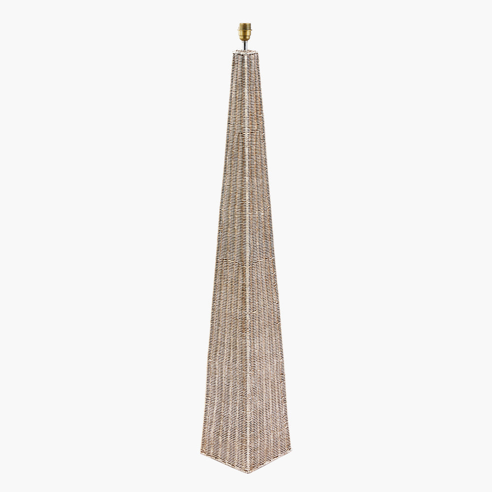 Seacomb Rattan Pyramid Floor Lamp Base