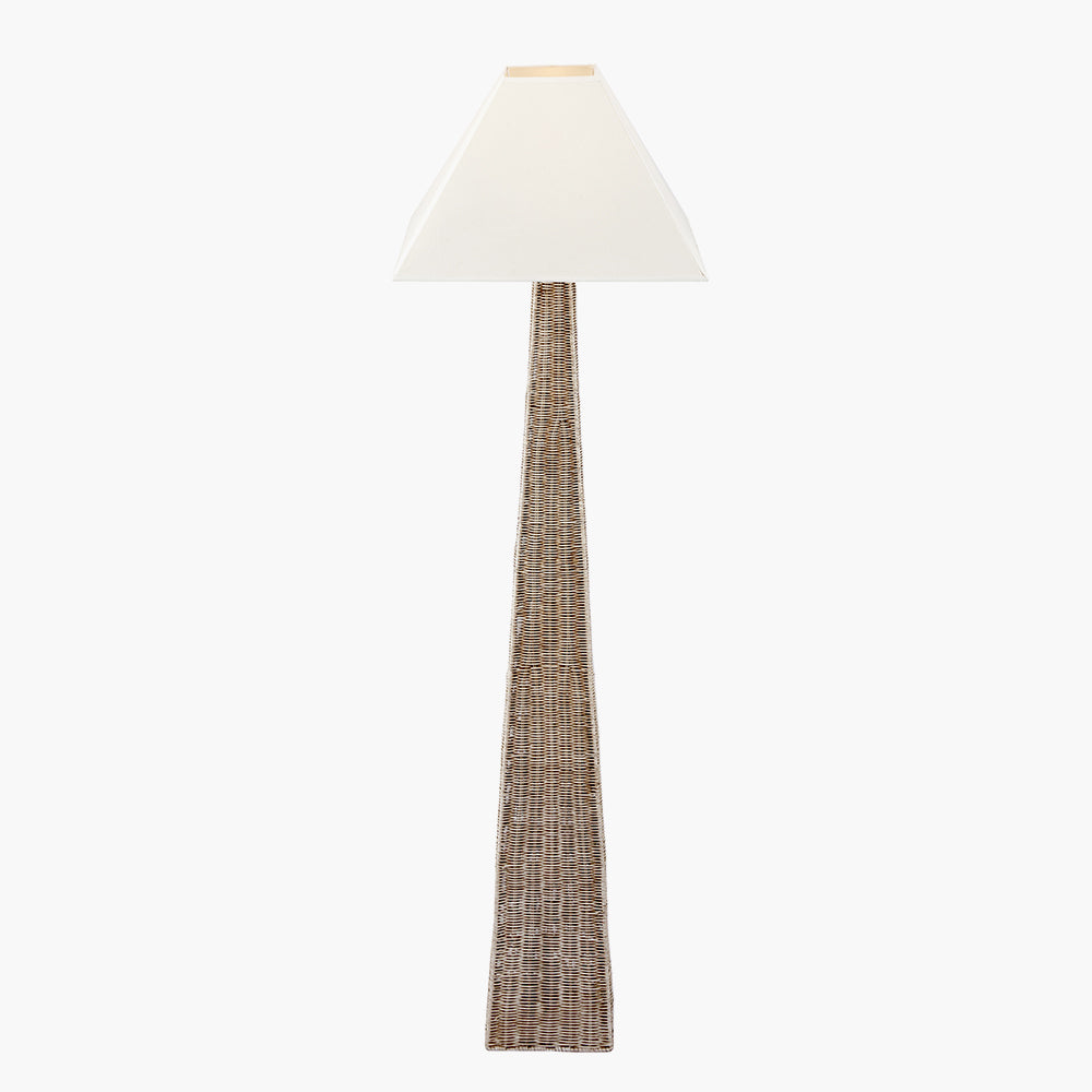 Seacomb Rattan Pyramid Floor Lamp Base