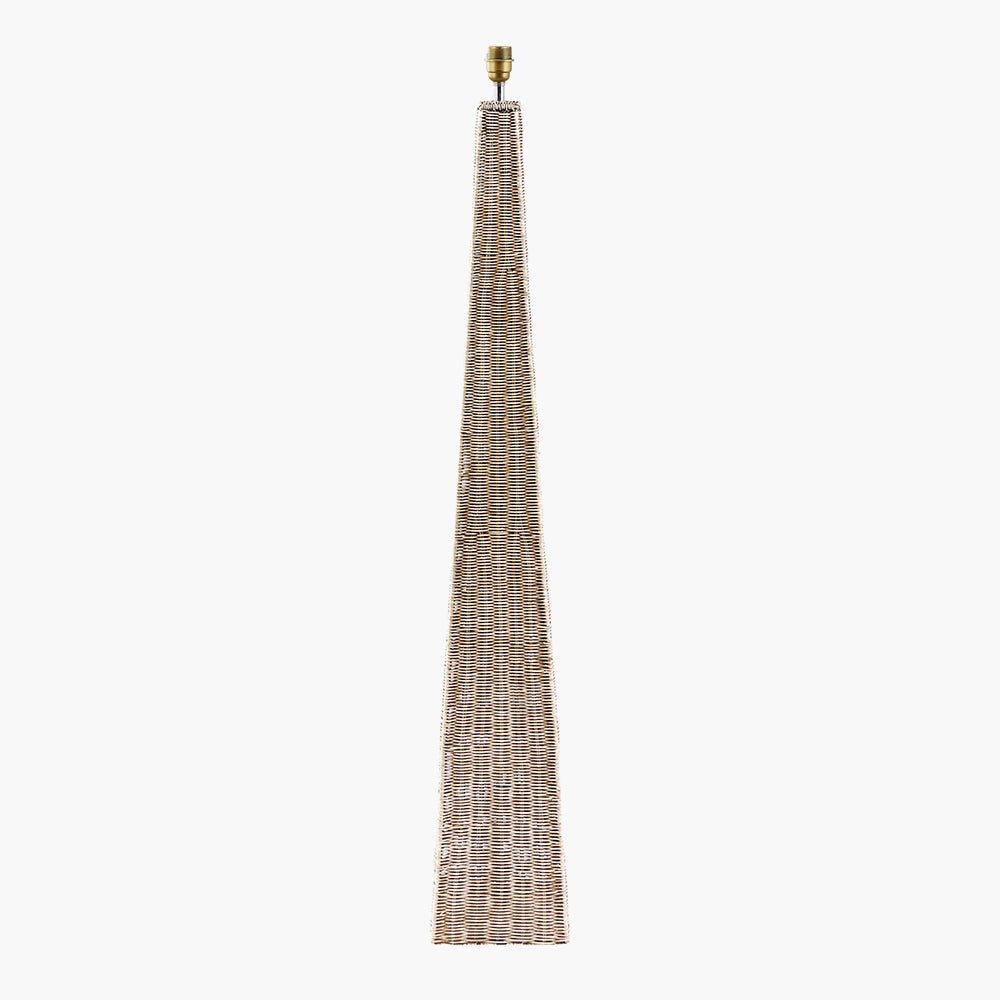 Seacomb Rattan Pyramid Floor Lamp Base