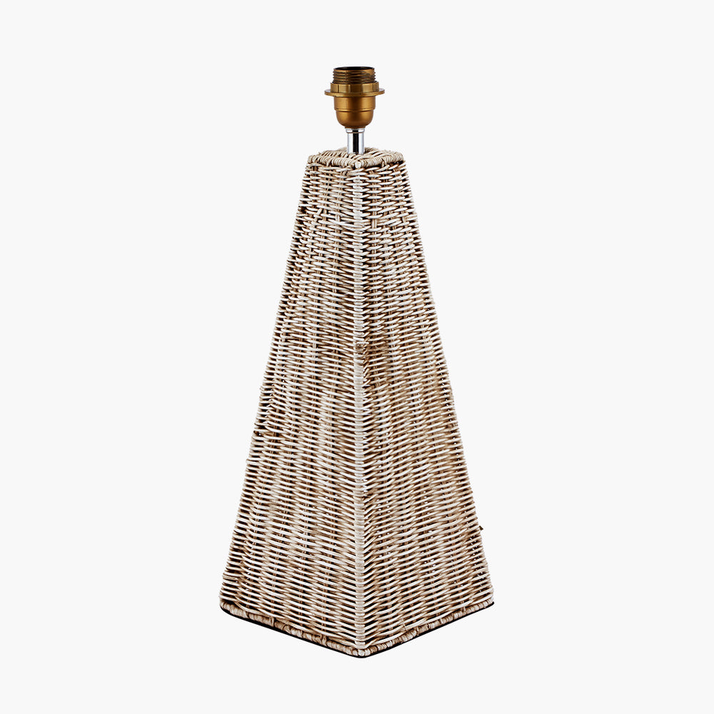 Seacomb Rattan Pyramid Table Lamp Base