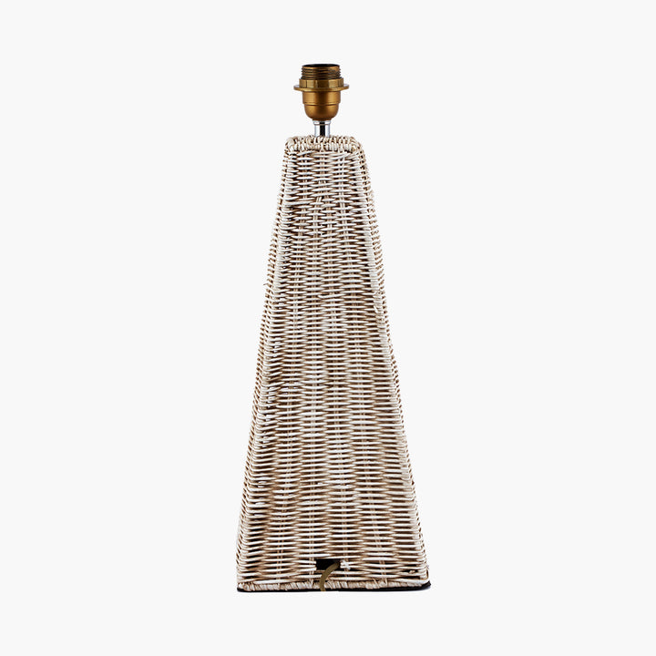 Seacomb Rattan Pyramid Table Lamp Base