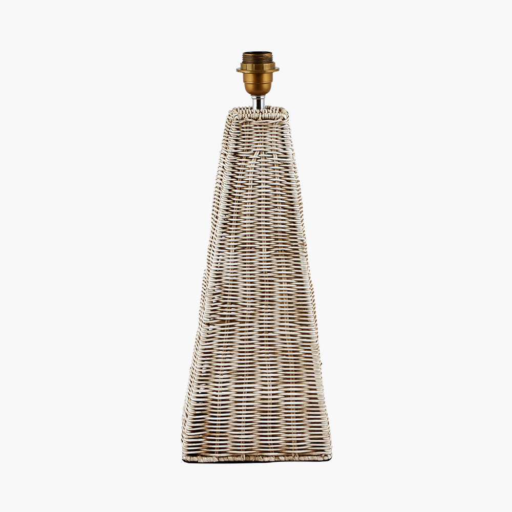 Seacomb Rattan Pyramid Table Lamp Base