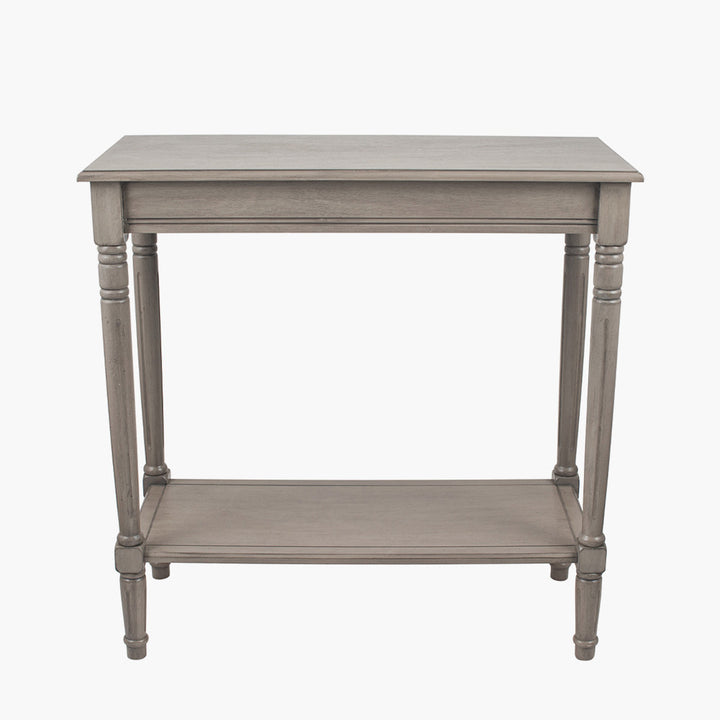 Heritage Taupe Pine Wood Console Table