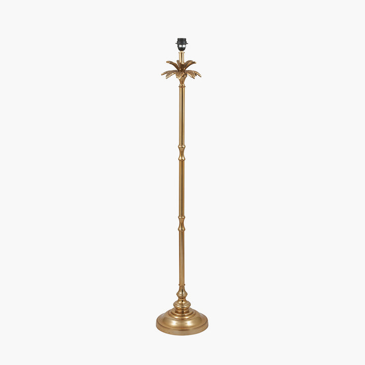 Trafalgar Gold Metal Palm Tree Floor Lamp Base