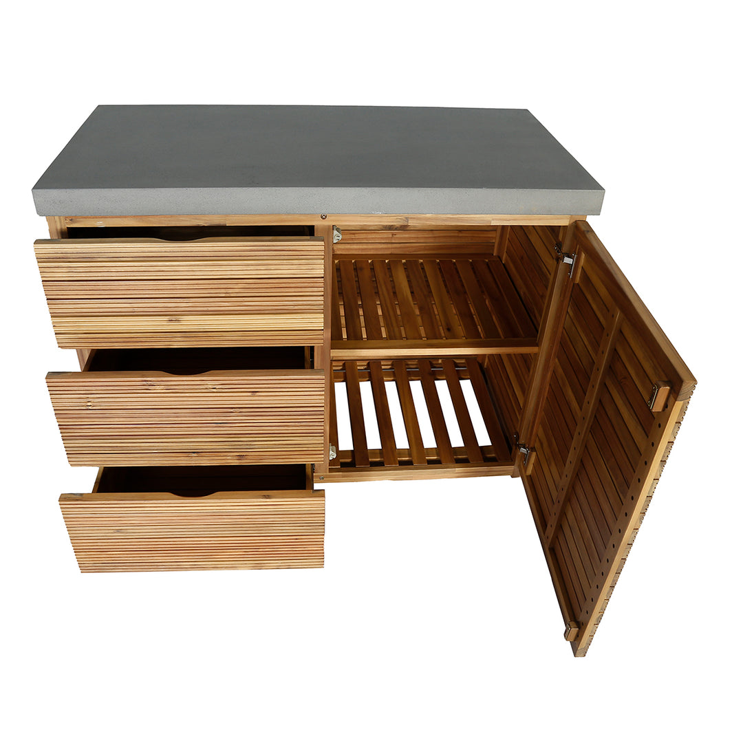 Maze -  Bali Outdoor Kitchen Double Storage Unit