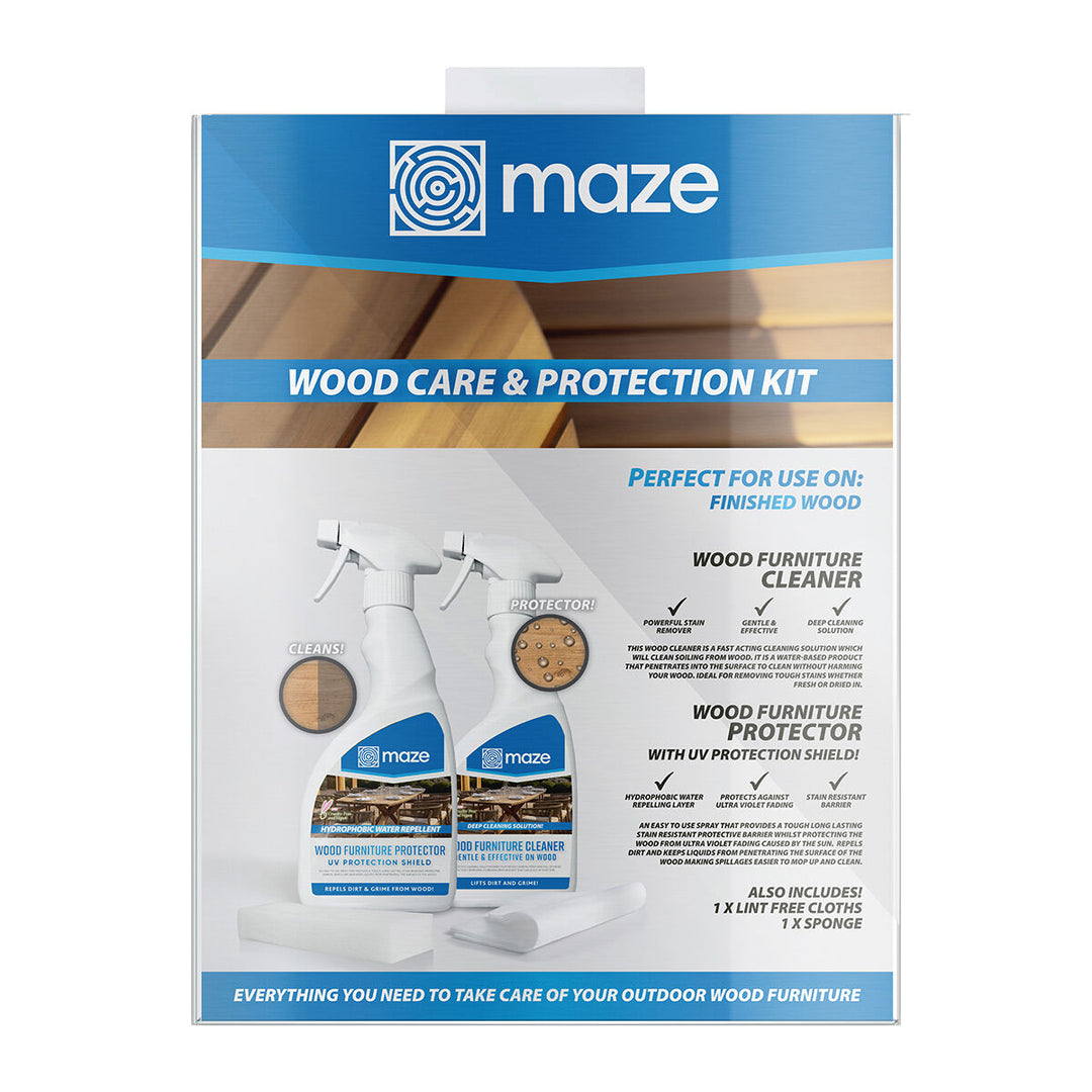 Maze -  Wood Garden Furniture Cleaning & Protector Kit