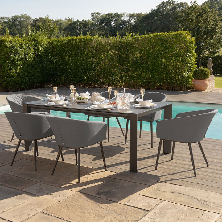 Maze -  Outdoor Fabric Ambition 6  -  10 Seat Extending Dining Set