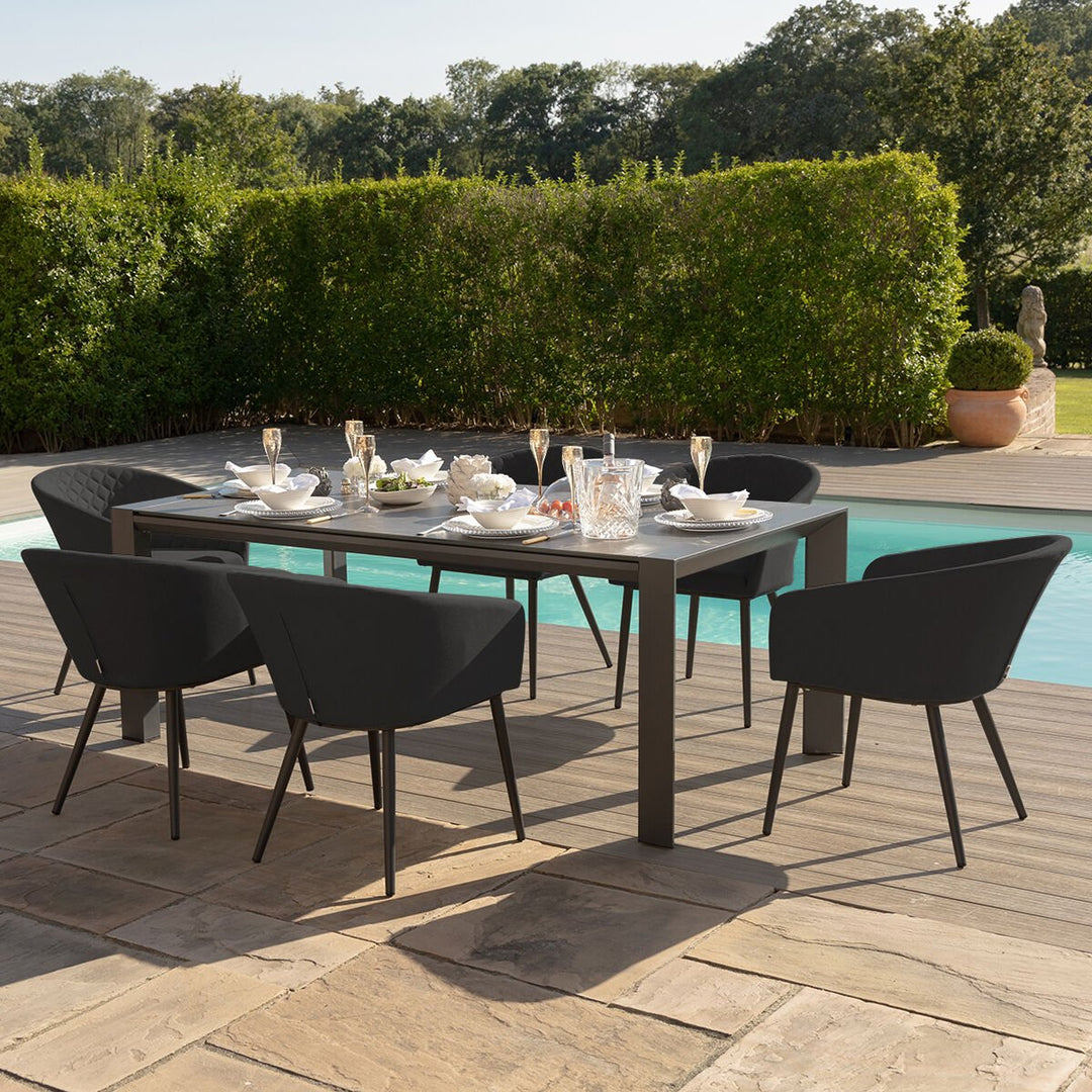 Maze -  Outdoor Fabric Ambition 6  -  10 Seat Extending Dining Set