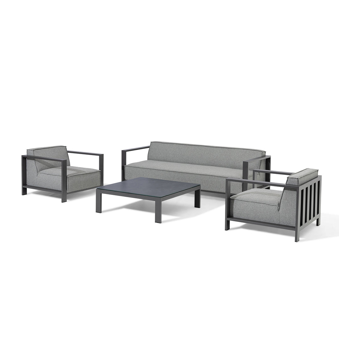 Ibiza 3 Seat Sofa Set With Square Table