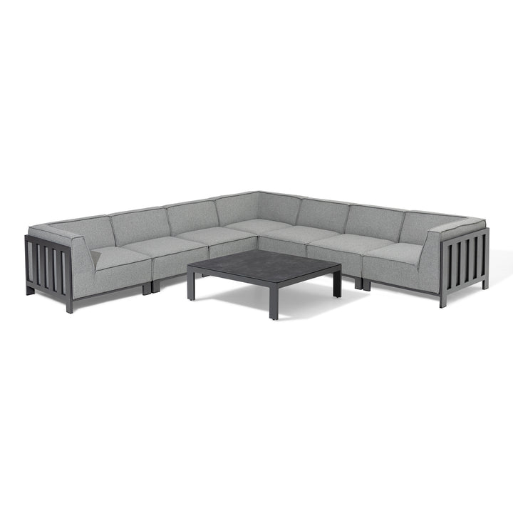 Ibiza Large Corner Sofa Set With Square Table