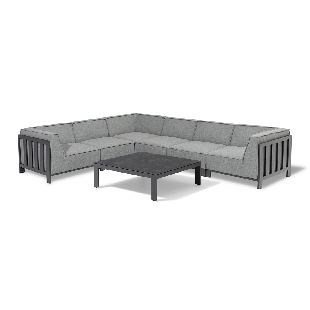 Ibiza Medium Corner Sofa Set With Square Table