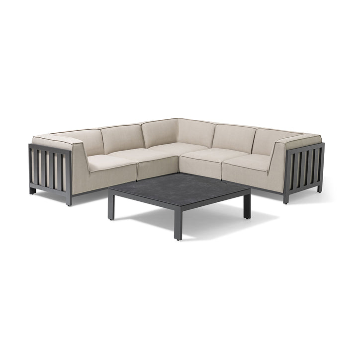 Ibiza Small Corner Sofa Set With Square Table