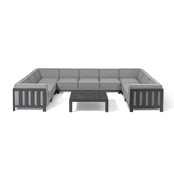 Ibiza U Shape Sofa Set With Square Table