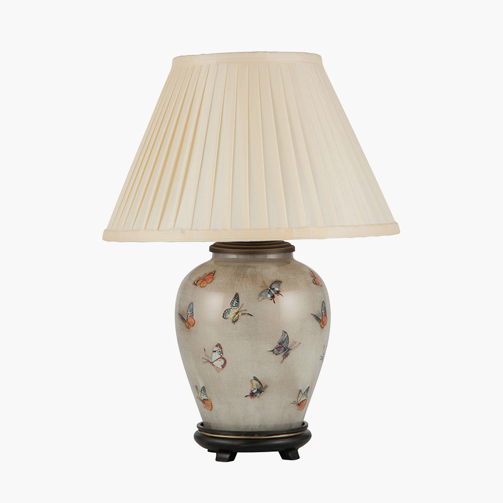 Butterflies Small Glass Table Lamp Base