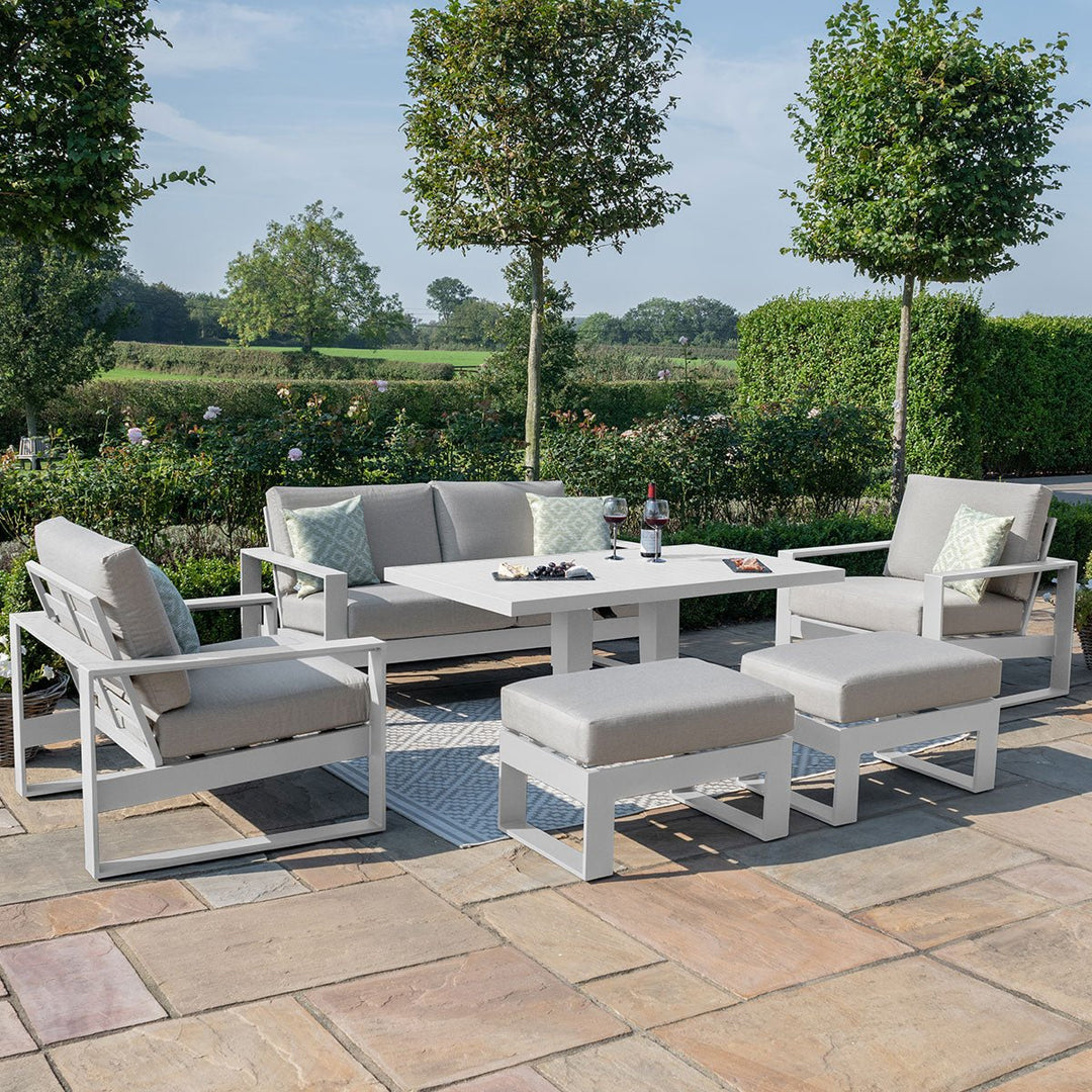 Amalfi 2 Seat Sofa Set With Rising Table - Modern Rattan Ltd