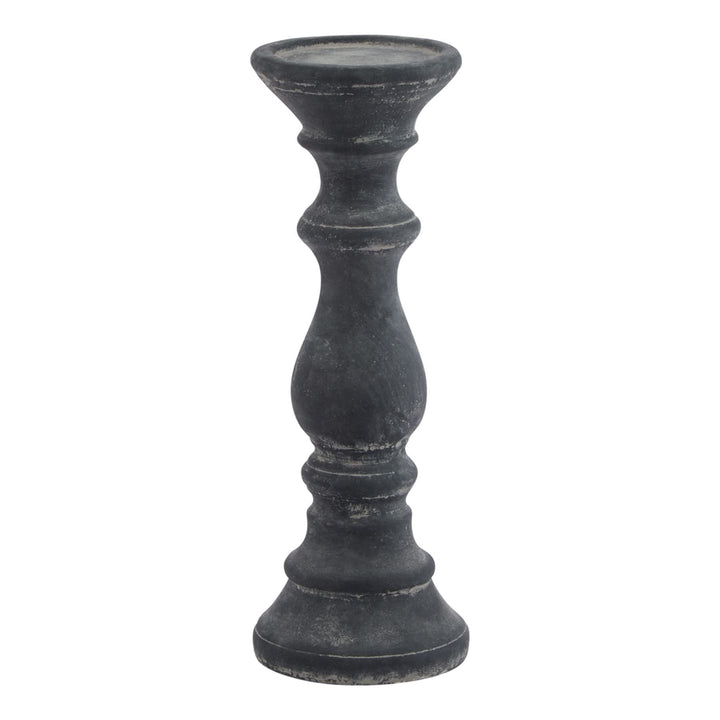 Amalfi Grey Column Candle Holder - Modern Rattan Ltd