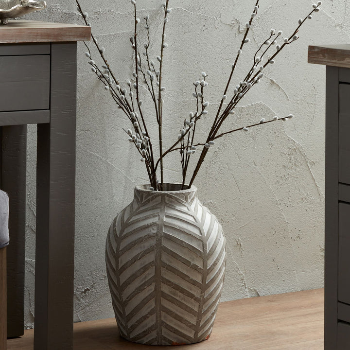 Bloomville Stone Vase - Modern Rattan Ltd