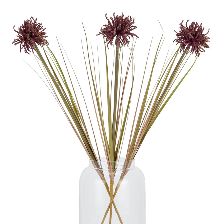 Burgundy Aster Spider Chrysanthemum Stem - Modern Rattan Ltd