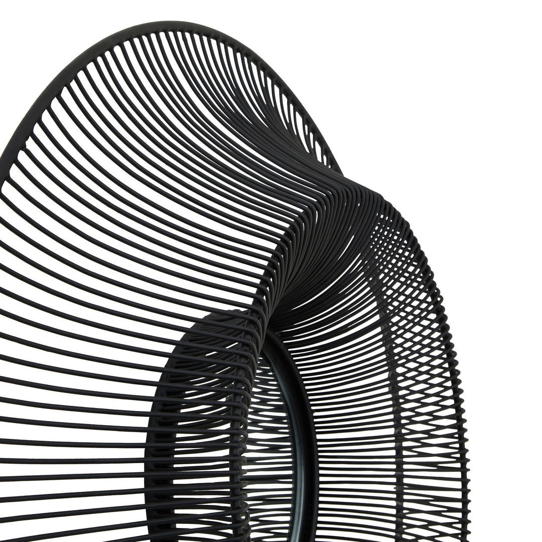 Chico Black Wire Mirror - Modern Rattan Ltd