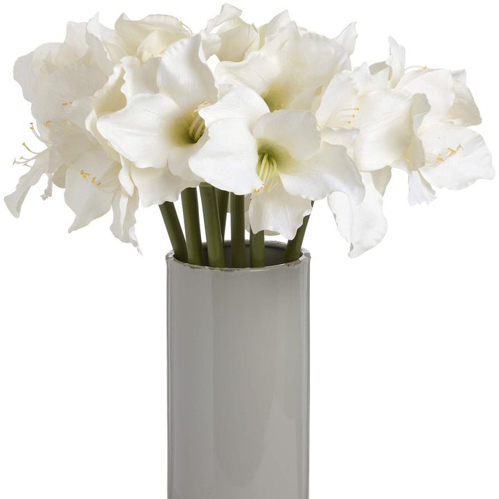 Classic White Amaryllis Flower - Modern Rattan Ltd