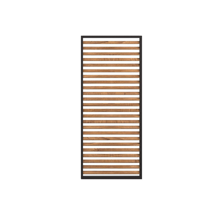 Como Pergola Aluminium Louvre Single Panel - Wood Effect for 3m Side (3 required per complete side) - Modern Rattan Ltd