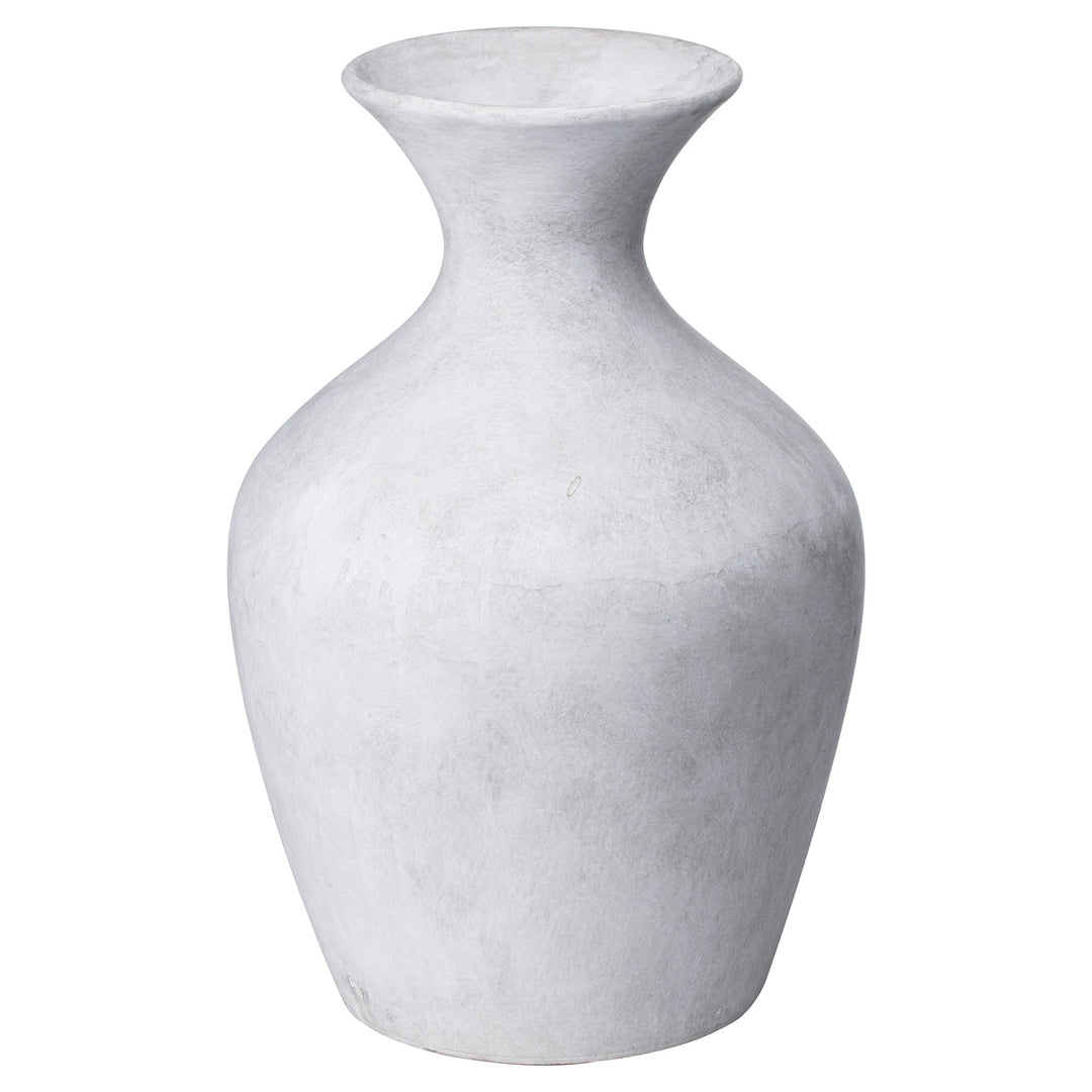 Darcy Ellipse Stone Vase - Modern Rattan Ltd