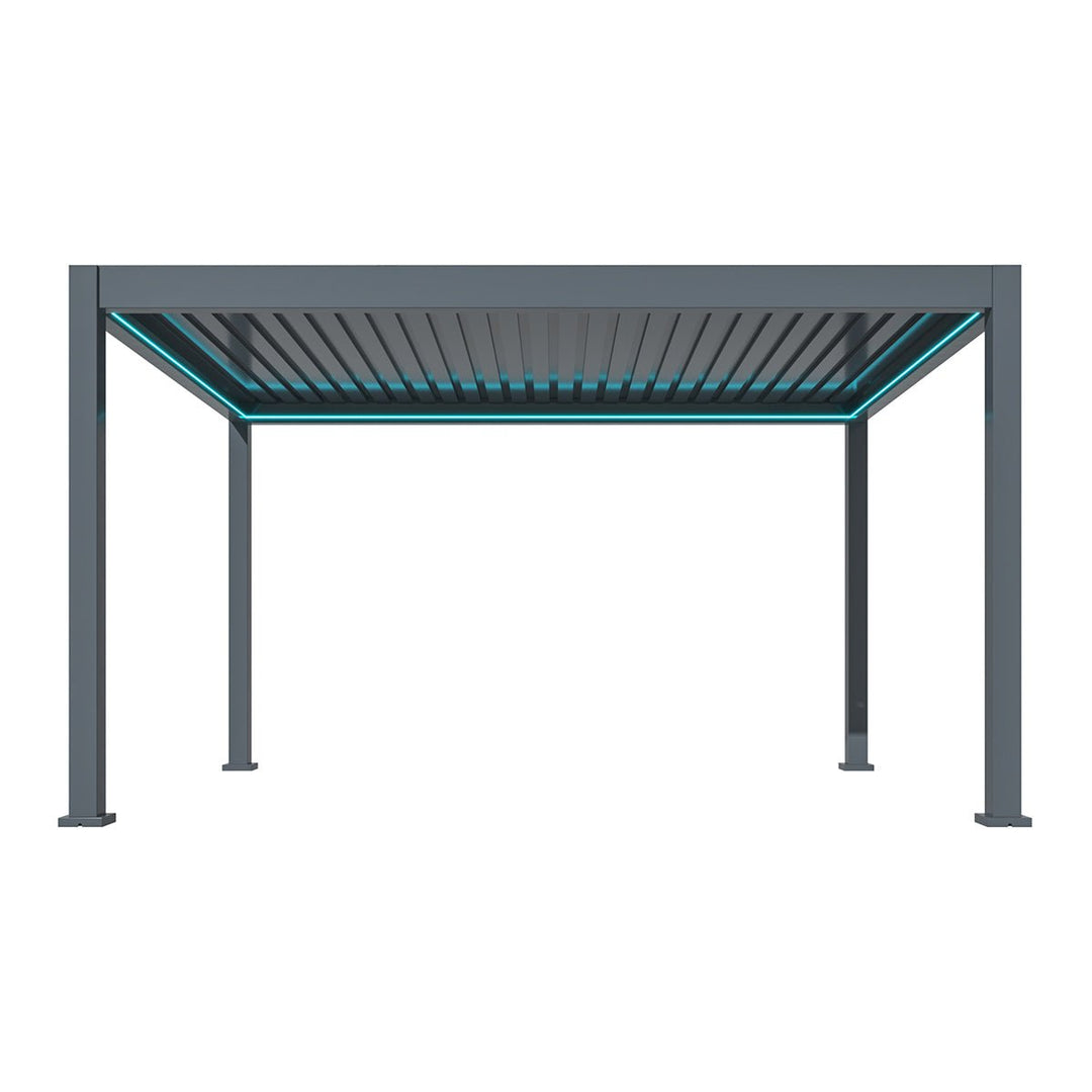 Eden Pergola Aluminium Rectangular 3m x4m - Frame Only - Modern Rattan Ltd