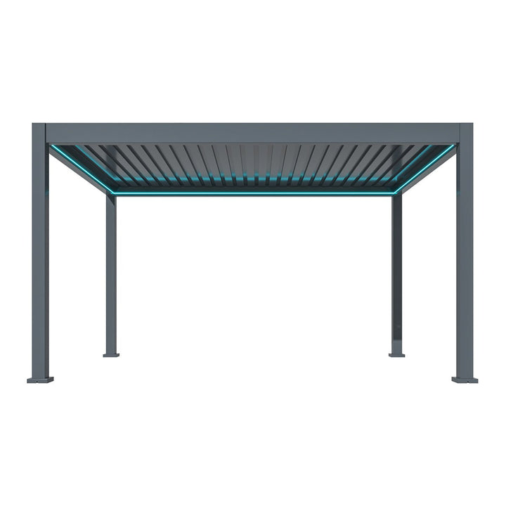 Eden Pergola Aluminium Rectangular 3m x4m - Frame Only - Modern Rattan Ltd