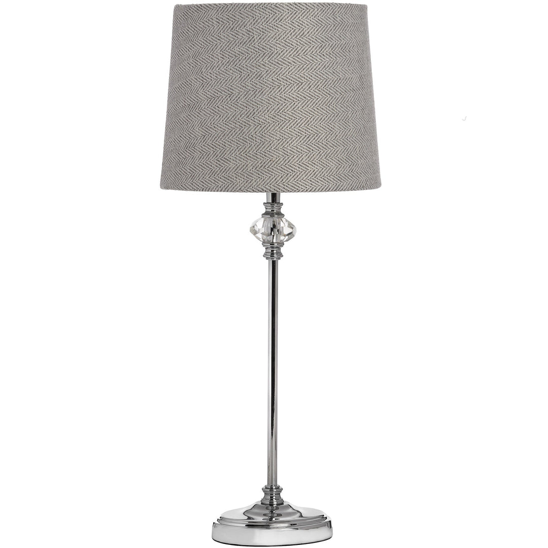 Florence Chrome Table Lamp - Modern Rattan Ltd