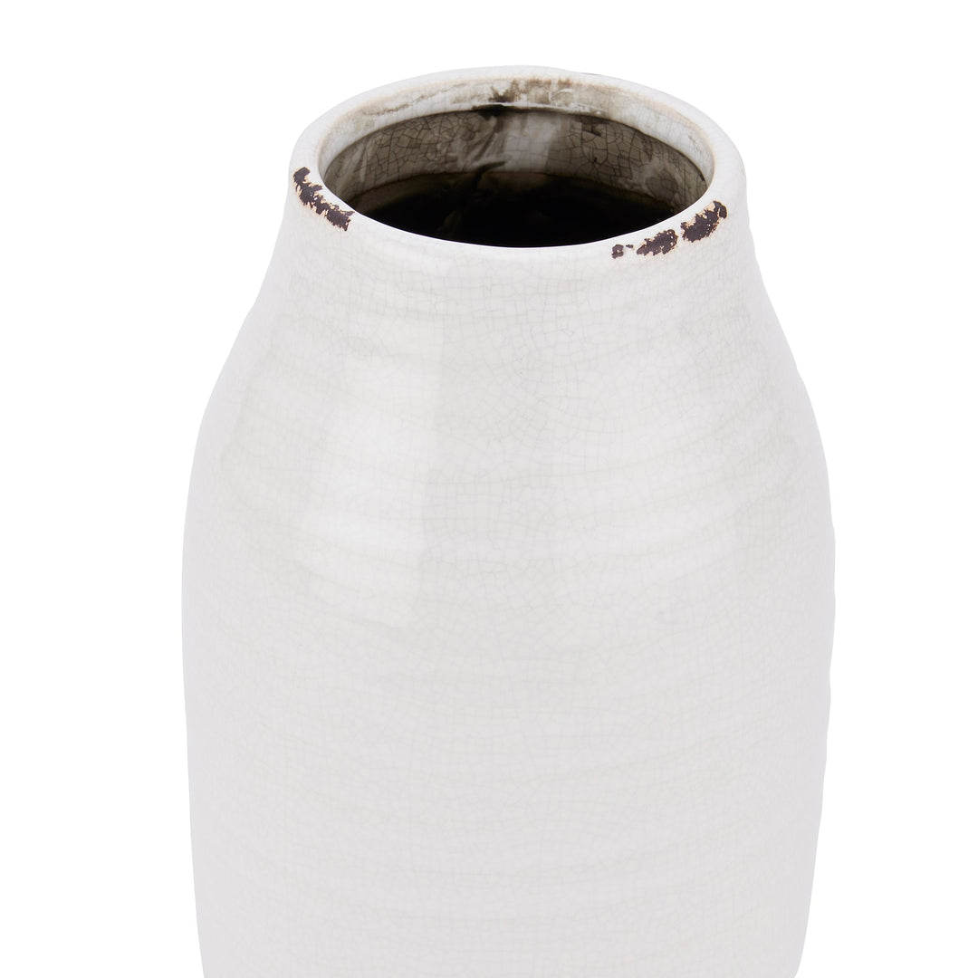 Garda White Stefanie Vase - Modern Rattan Ltd