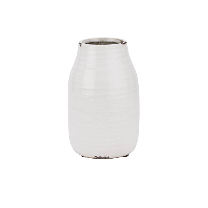 Garda White Stefanie Vase - Modern Rattan Ltd