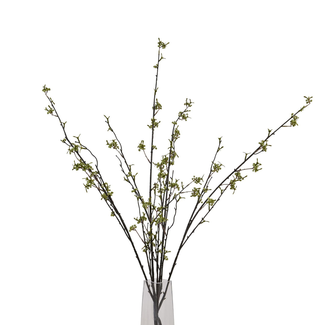 Green Berry Willow Stem - Modern Rattan Ltd